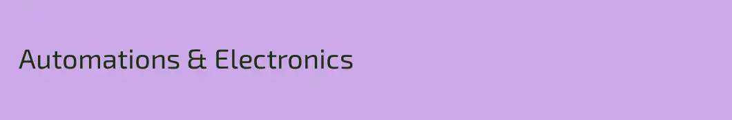  Automations & Electronics